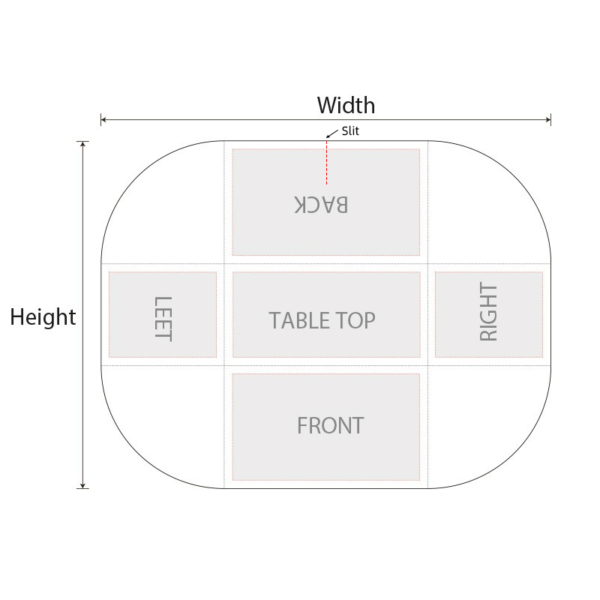 Standard Table Covers with Slits - Image 6