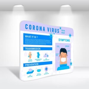 Curved Tension Fabric Display