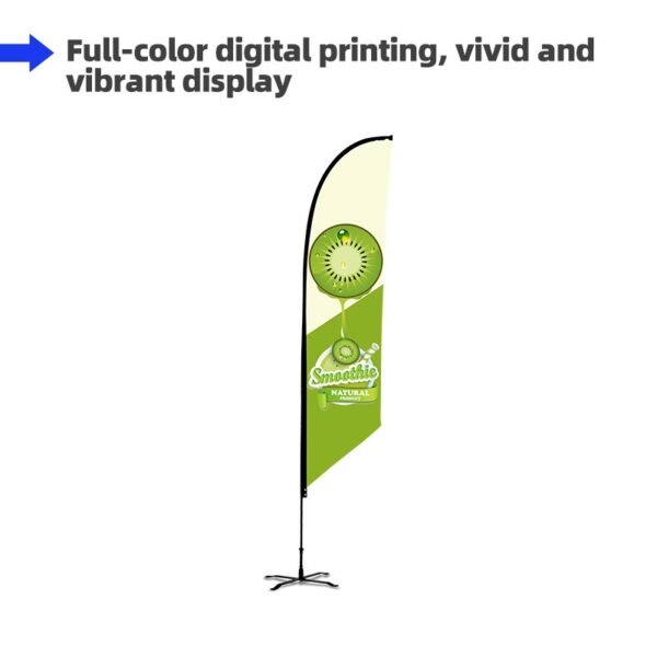 Advertising Flag-Angled