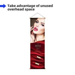 Hanging Wooden Poles Banner