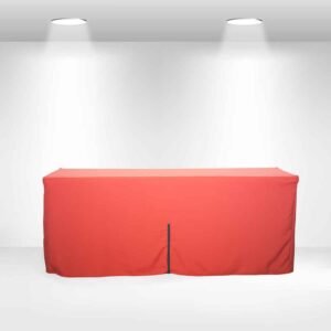 Fitted Table Covers Back with Zipper