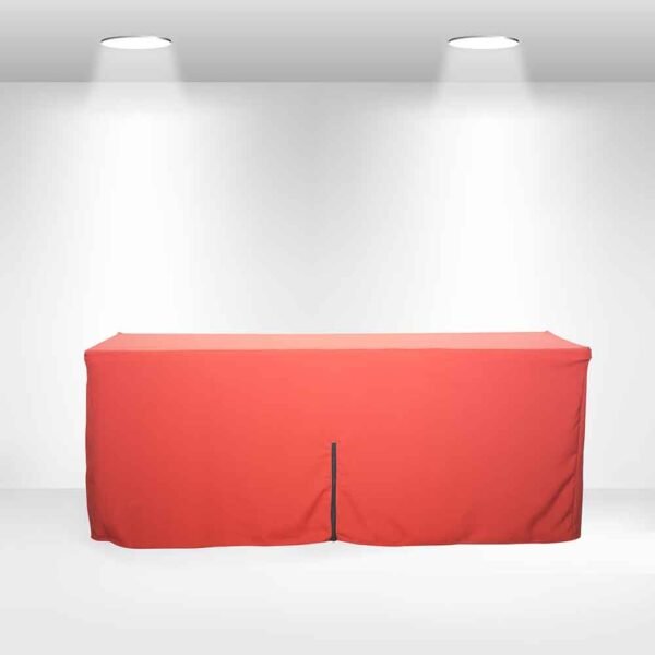 Fitted Table Covers Back with Zipper - Image 3