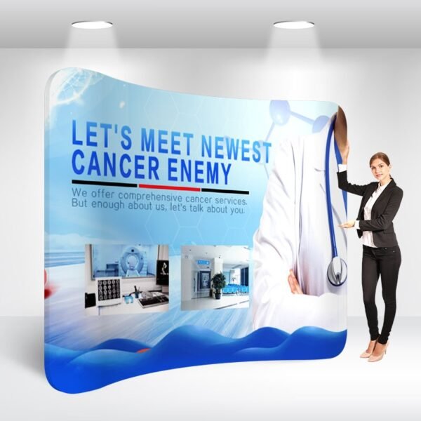 Curved Tension Fabric Display - Image 2