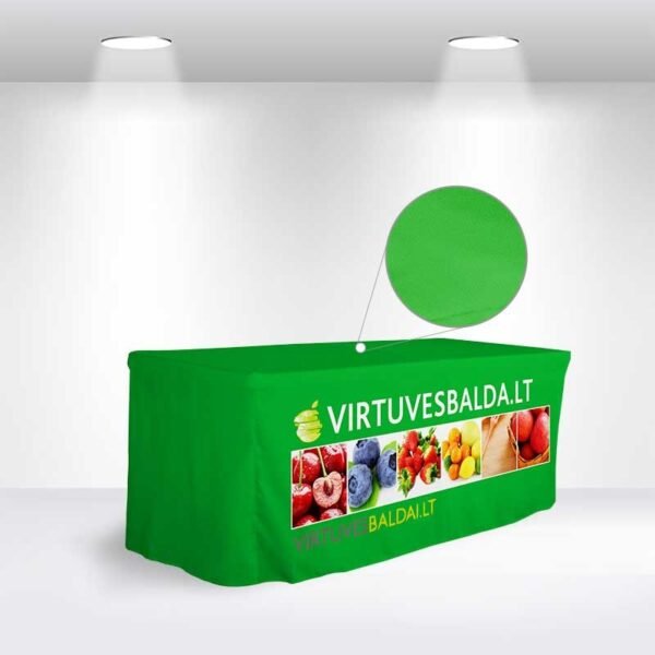 Fitted Table Covers Back with Slits - Image 4