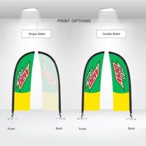 Table Feather Flags