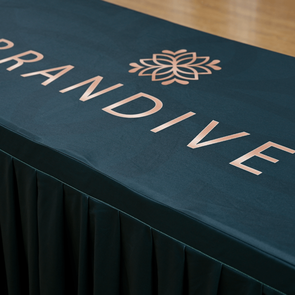Custom Table Skirts With Top - Image 5
