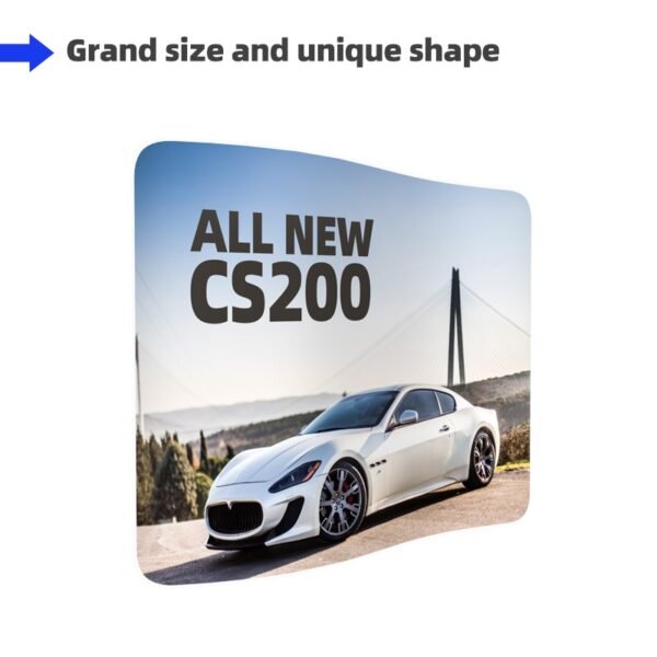 Curved Tension Fabric Display