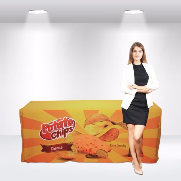 Fitted Table Covers with Open Back - Image 2
