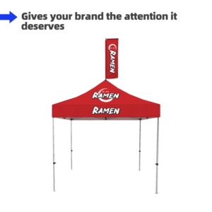 10×10 Tent Peak Flag Kit