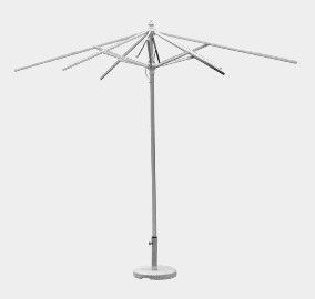 3x3m Round Market Umbrellas With Valances