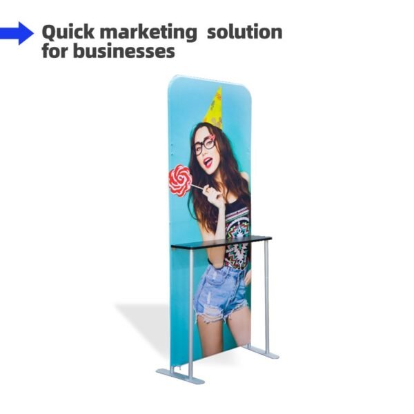 Tension Fabric Stand With LCD Board