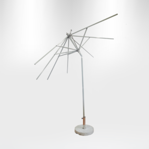 2.7×2.7m Tilting Patio Umbrellas With Valances