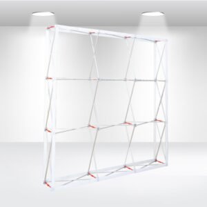 Double Sided Straight Fabric Popup Displays Frame