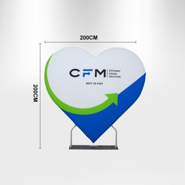 EZ Extend Heart Shaped Backdrop - Image 8