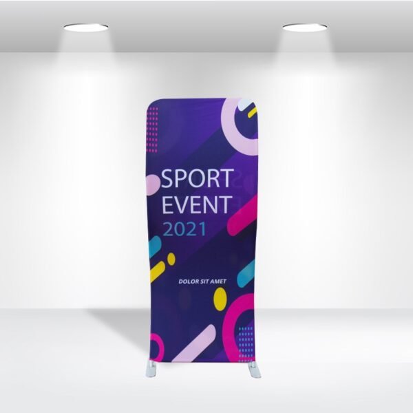 S Shaped Fabric Banner Stand - Image 3