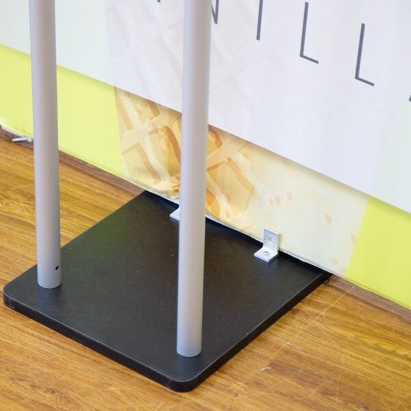 S Shaped Banner Stand With Display Shelves - Image 7