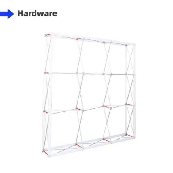 Double Sided Straight Fabric Popup Displays Frame