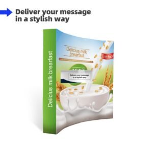 Curved Fabric Popup Displays