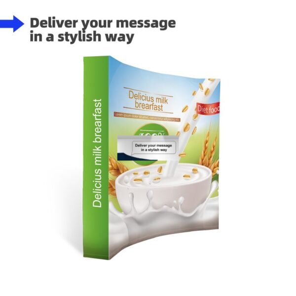 Curved Fabric Popup Displays