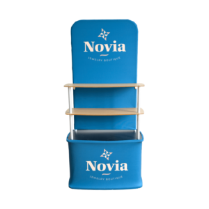 Fabric Backwall Display Rack