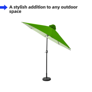 2.7×2.7m Tilting Patio Umbrellas(Iron Frame)