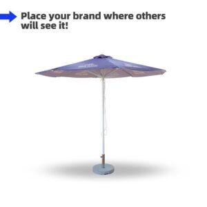 3x3m Round Market Umbrellas
