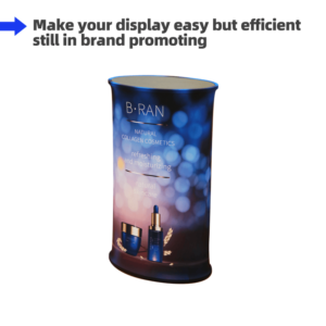 Deluxe Oval Popup Booth